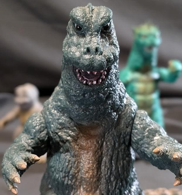 ゴジラ＆ミニラ＆ガバラ（Ｙ・ＭＳF）ソフビフィギュア３体セット