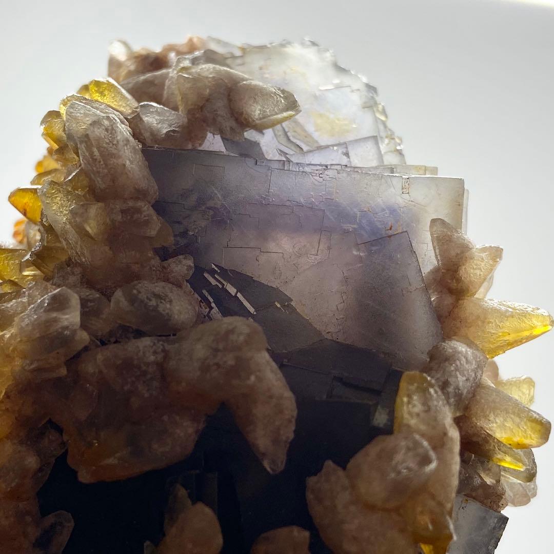 フローライト　カルサイト　蛍石　方解石　鉱物標本　原石　天然石　ストーン