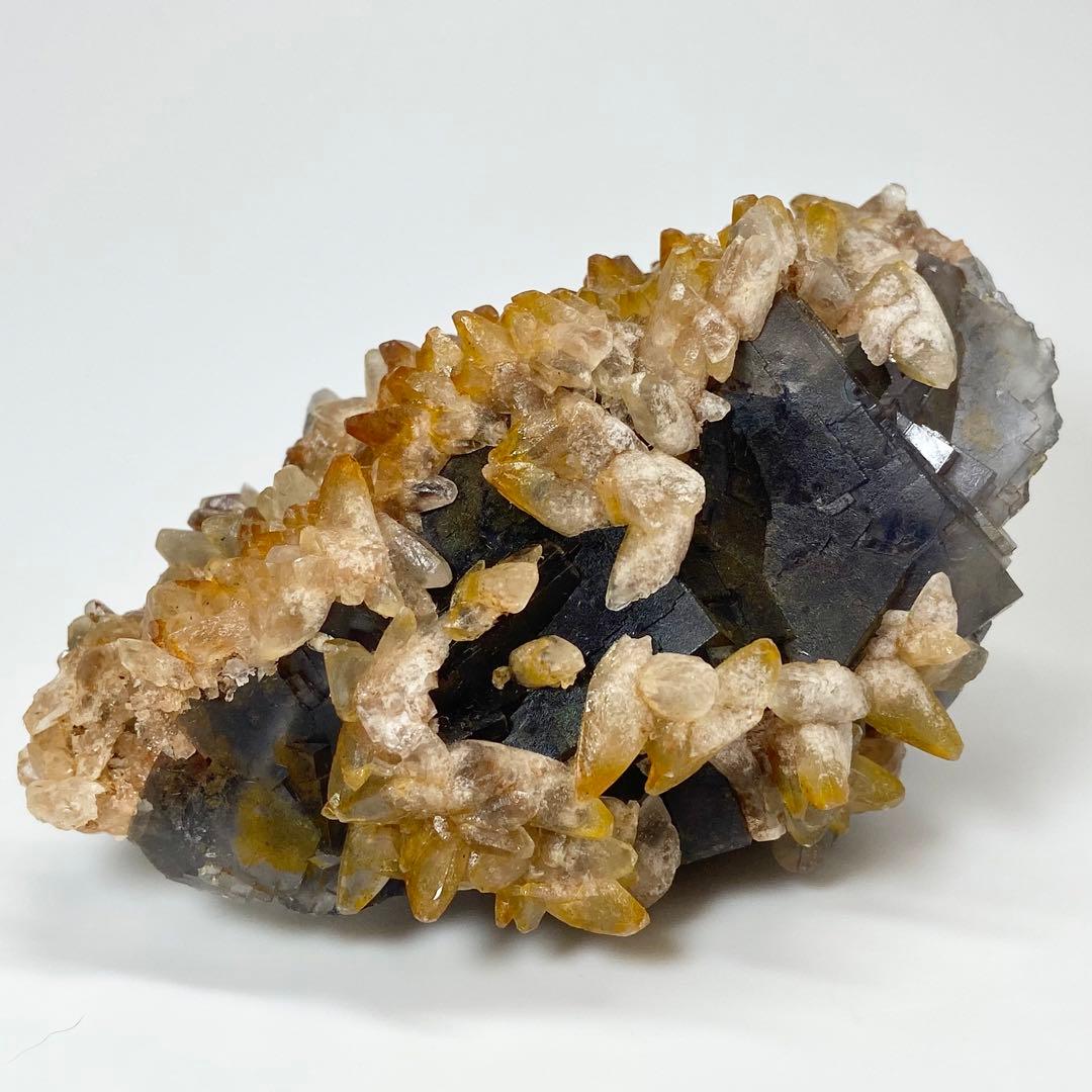 フローライト　カルサイト　蛍石　方解石　鉱物標本　原石　天然石　ストーン