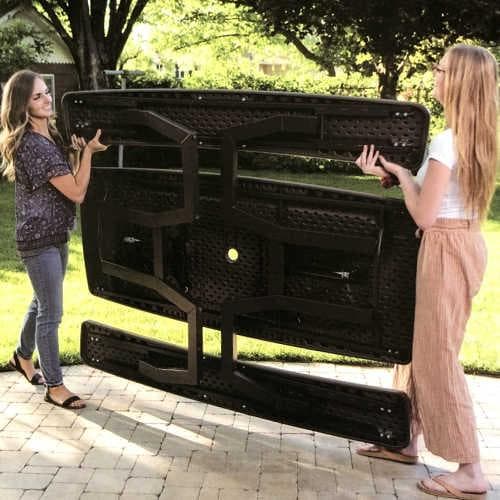 LIFETIMEフレーム ピクニックテーブル折りたたみ 6人 ～ 8人