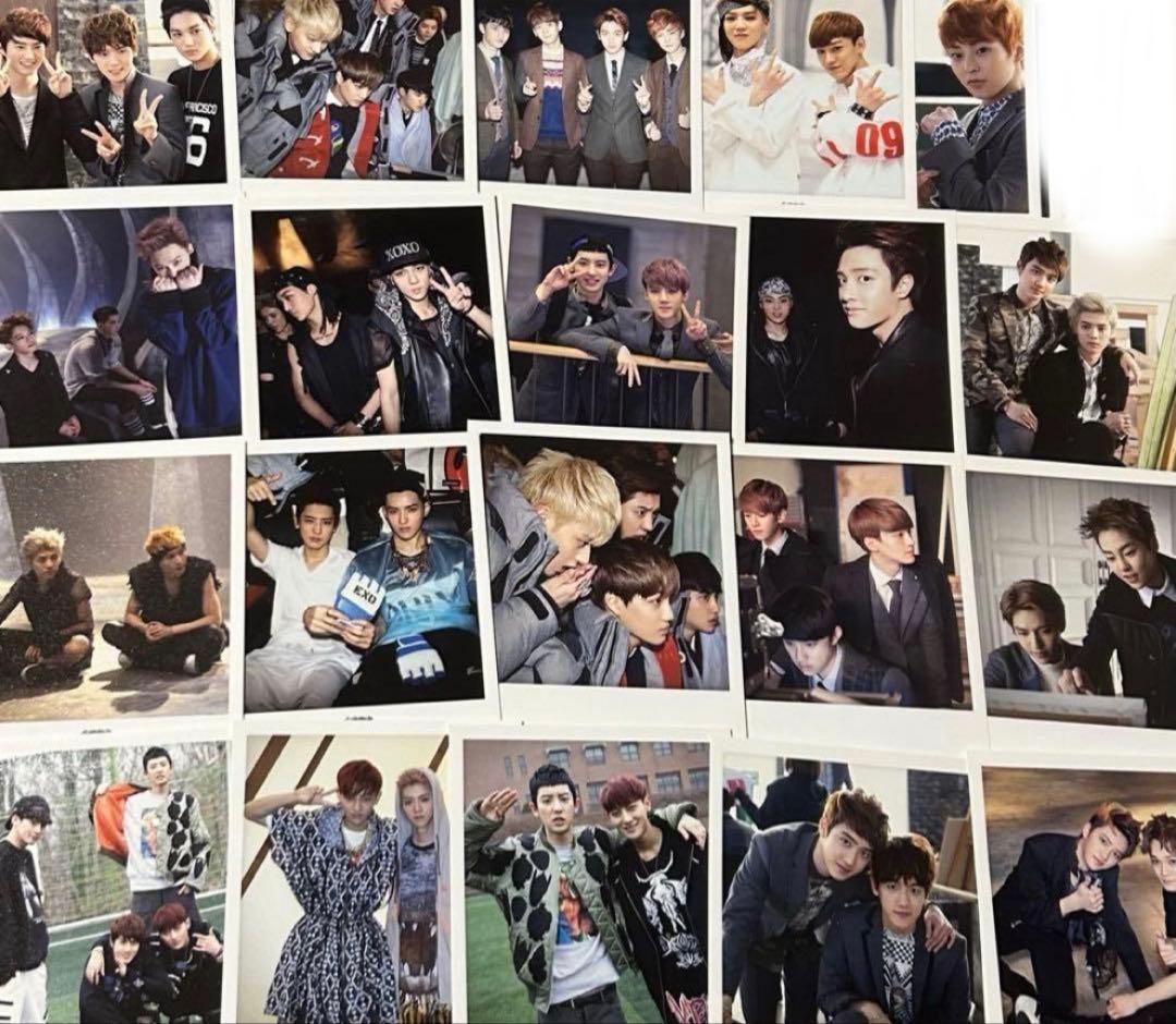EXO公式ポラロイドカード　まとめ売りグッズ　チャニョル　セフン　クリス　ルハン