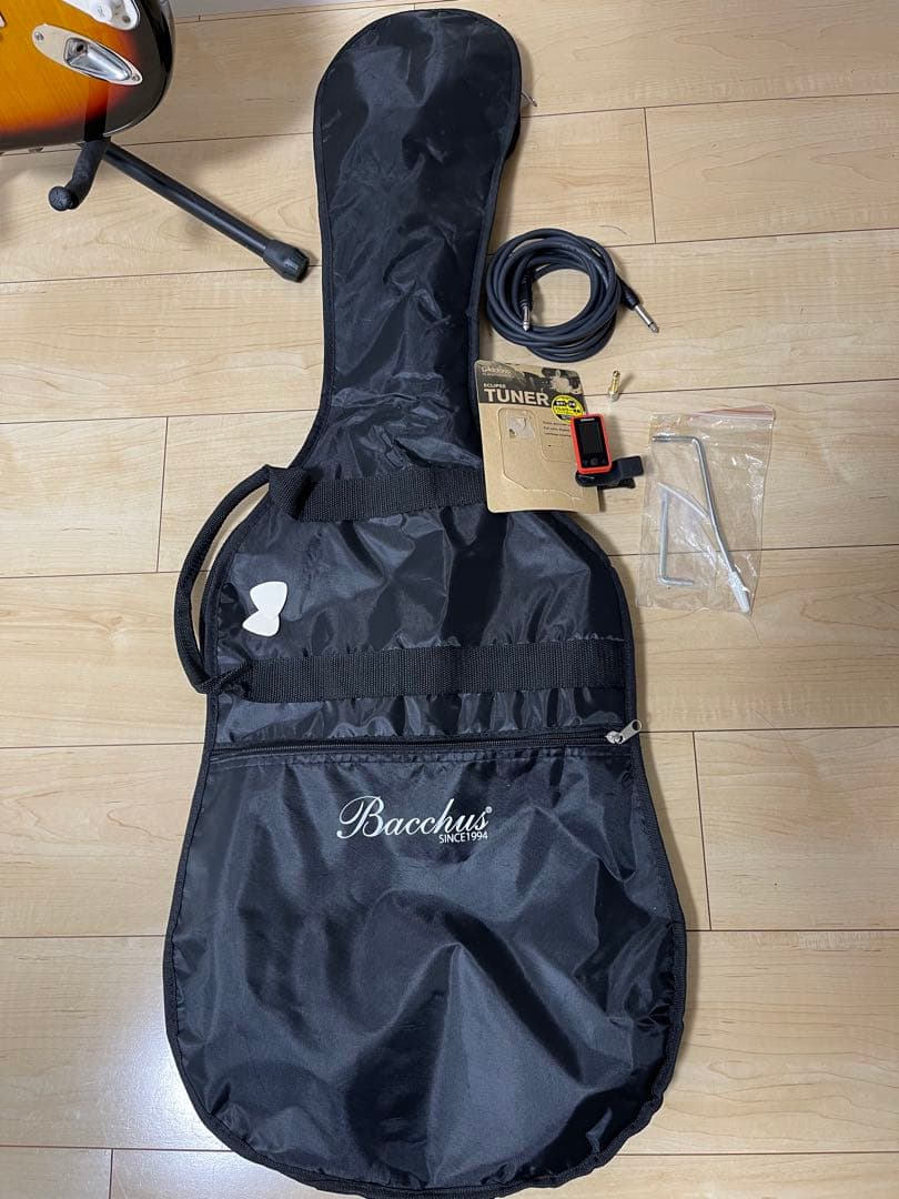 Bacchus エレキギター　スタンド付き