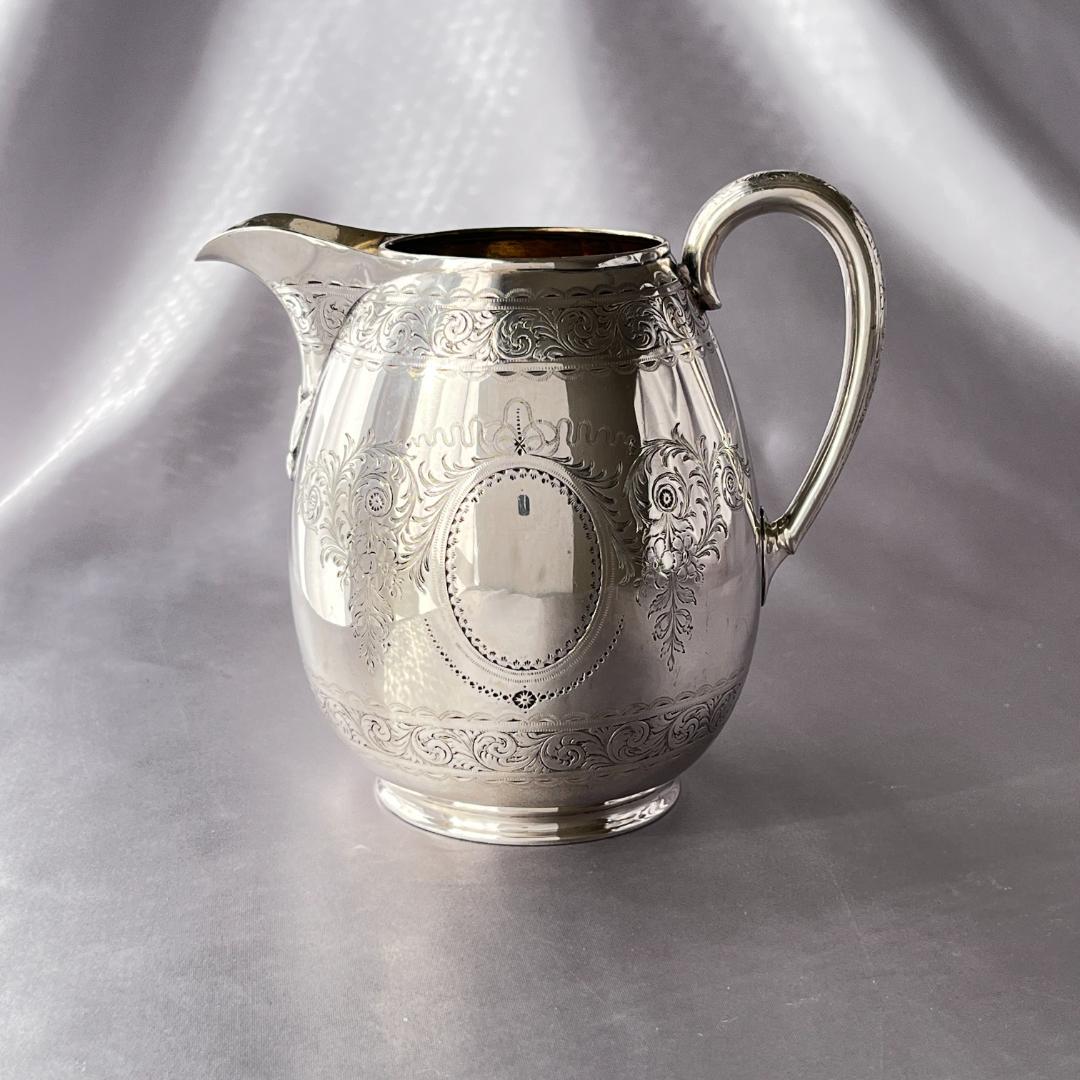 【Elkington】 ビクトリアンのティーサービス 4点 ティーポット