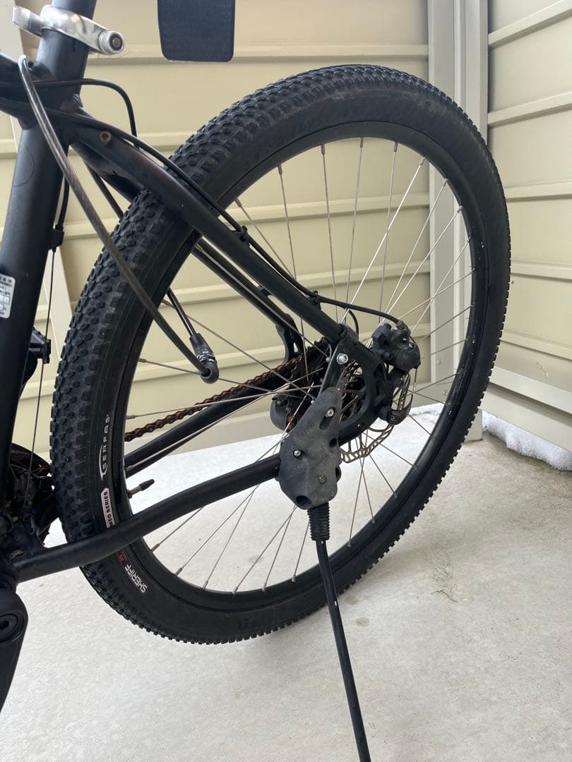 【中古・青森市引取限定】黒 マウンテンバイク メリダ