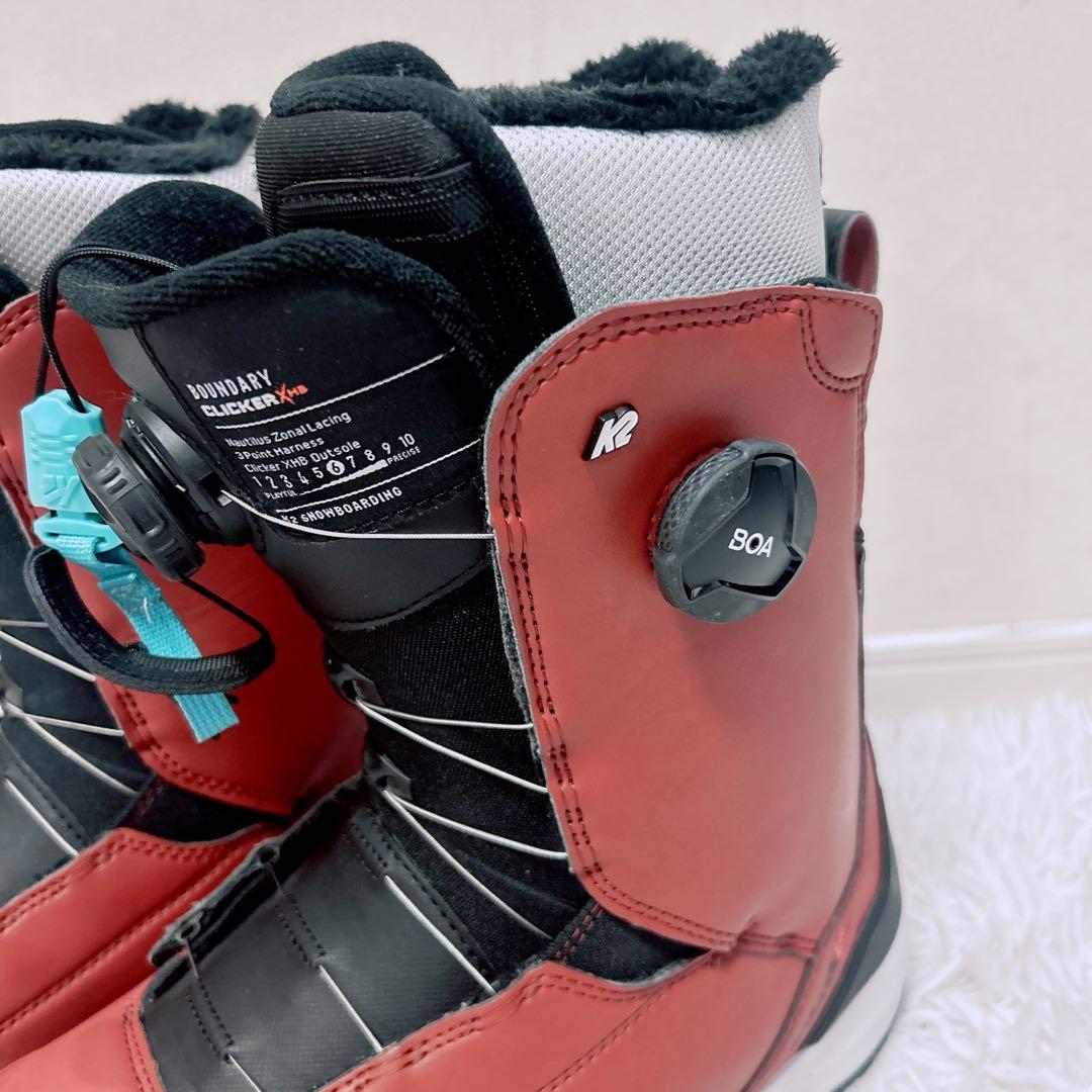 【美品】BOUNDARY CLICKER XHB ステップインブーツ　28cm