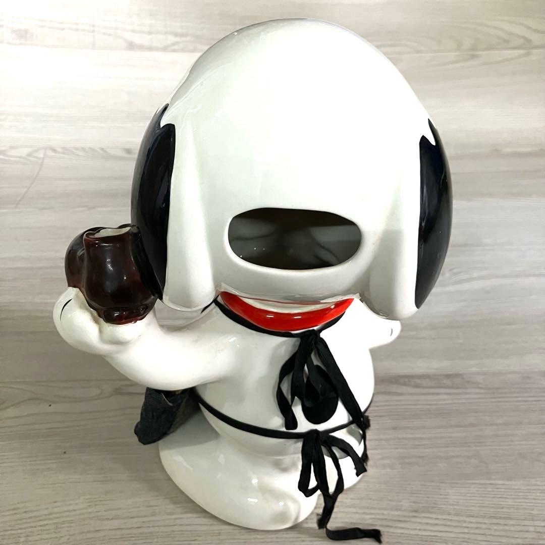 スヌーピー SNOOPY シューシャインキット エプロン 陶器 高さ26cm