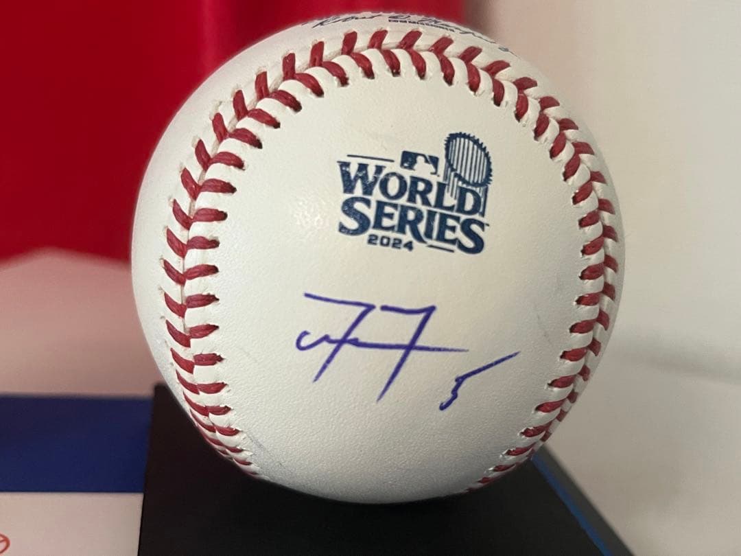 【超希少】 フリーマン直筆 2024WS MVP球 JSA認証 ドジャース
