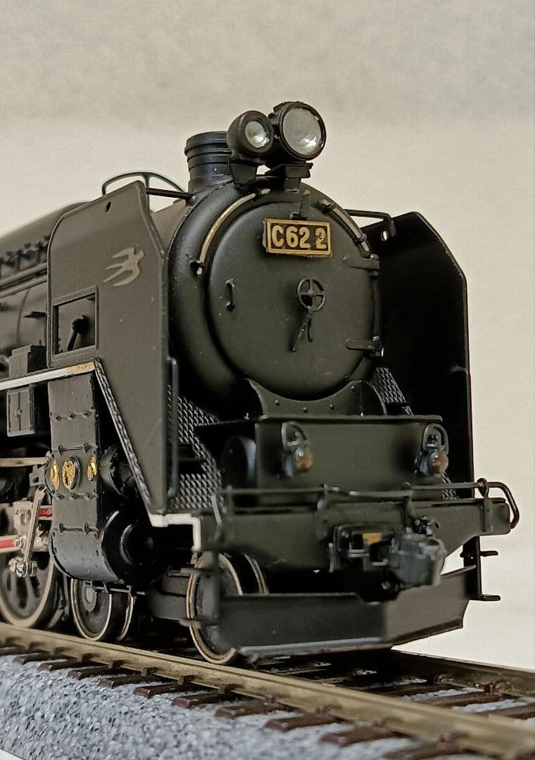 HOゲージ 天賞堂 Ｃ622号機蒸気機関車、モーター交換、メンテナンス済