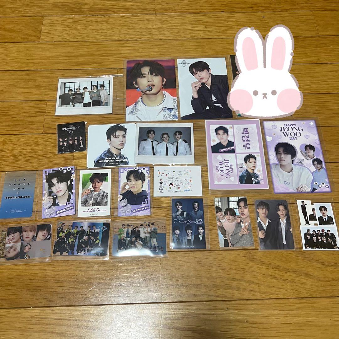 treasure ジョンウ　ペンライト　顔アクキー　楽　トレカ　シーグリ2024