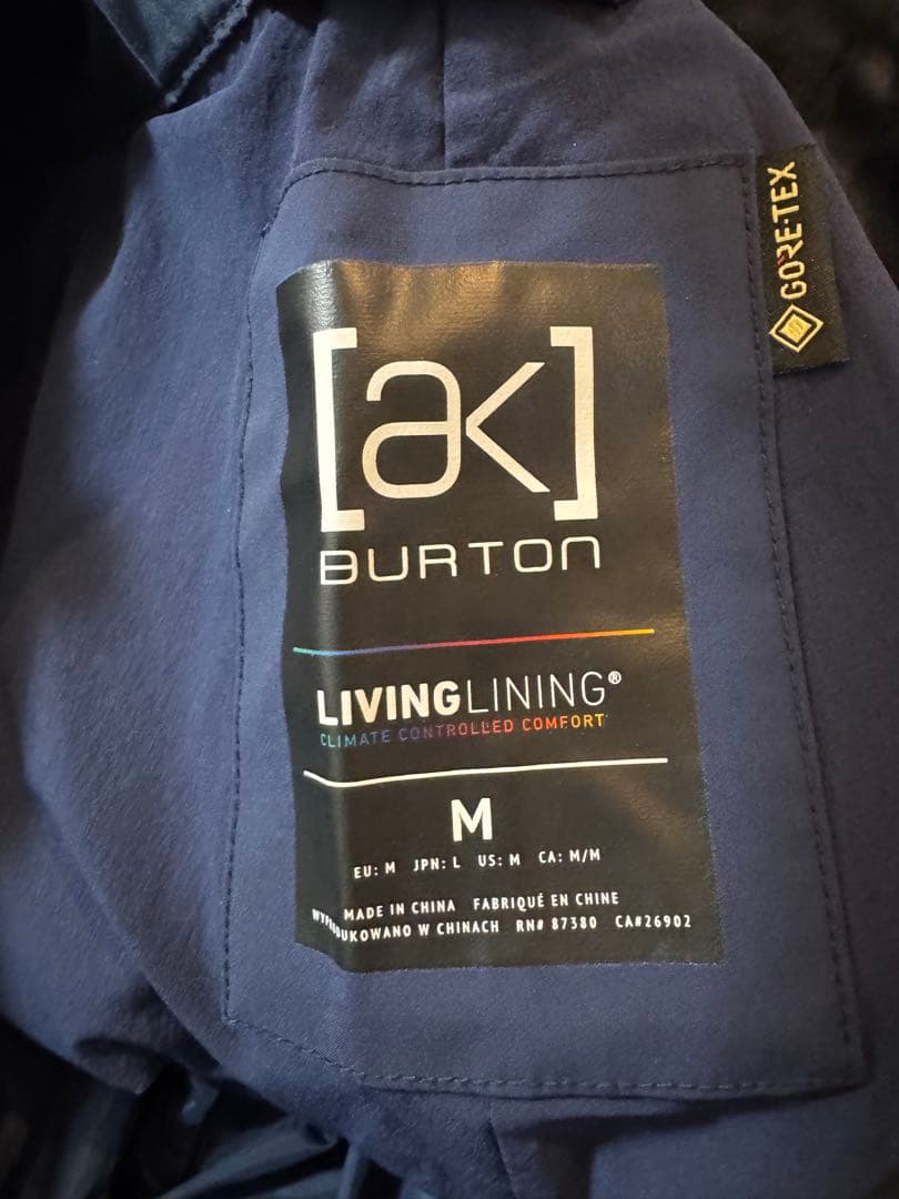 Burton [ak]ネイビースノーボードパンツ GORE-TEX ウィメンズＭ