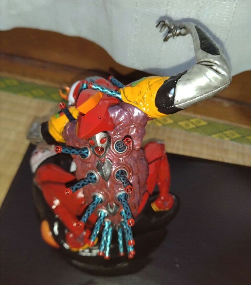 海洋堂 アートプラ エヴァンゲリオン2号機 獣化第2形態 血戦 組み立て塗装済み