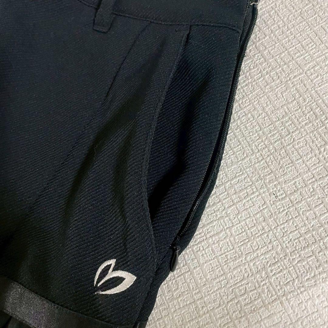 【マスターバニーエディション】ゴルフスカート 1 ブラック プリーツ ロゴ入