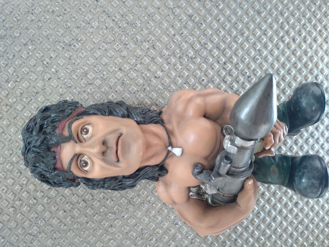 ランボー ！ビンテージフィギュア 置物 シルベスタ・スタローン