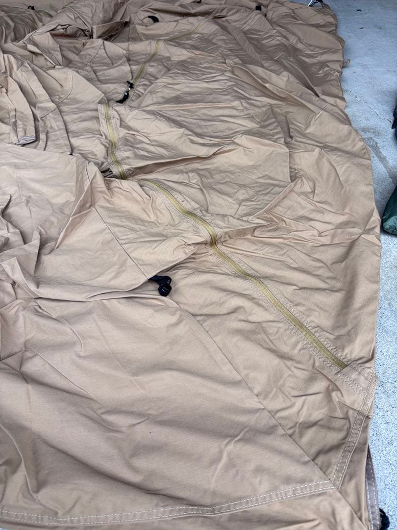 【美品】ビジョンピークス TCルーテント 3人用（他社製グランドシート付）