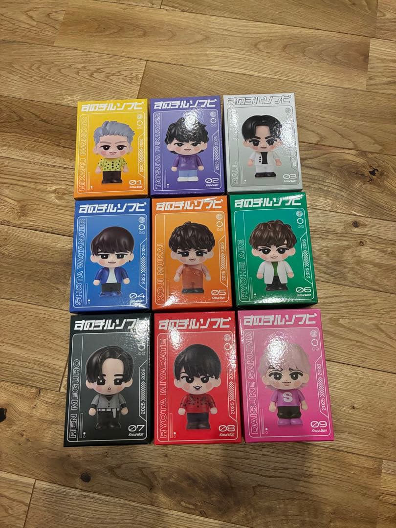 Man LIVE ON グッズ すのチル ソフビ 9個セット 新品