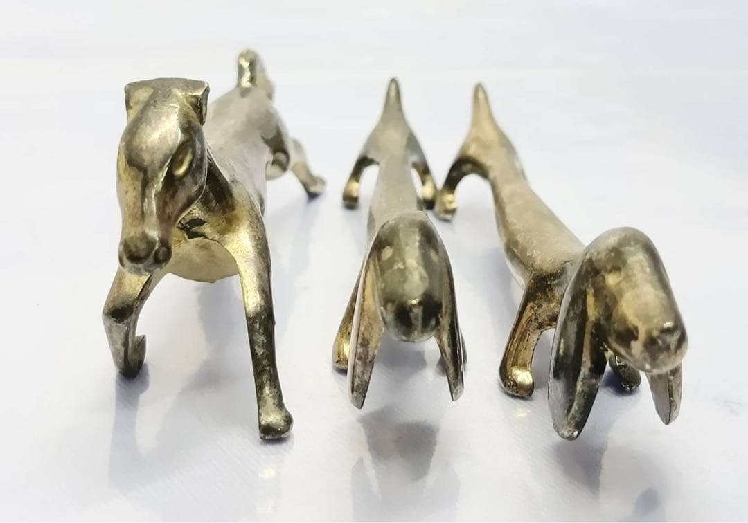 箸置き 馬 犬 ダックスフンド ヴィンテージ 3点 インテリア 置物