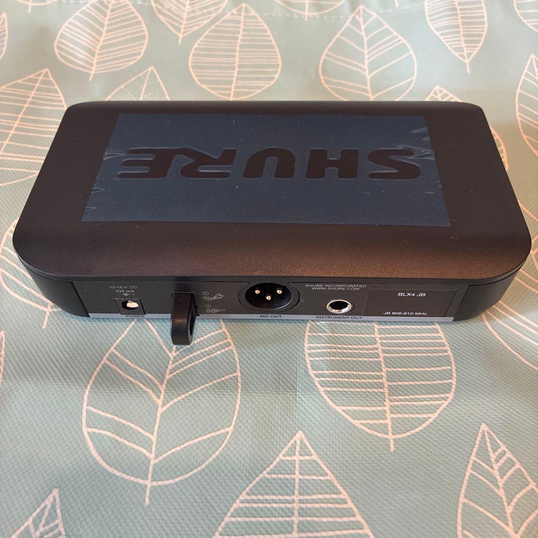 シュア受信機とアダプター　BLX4
