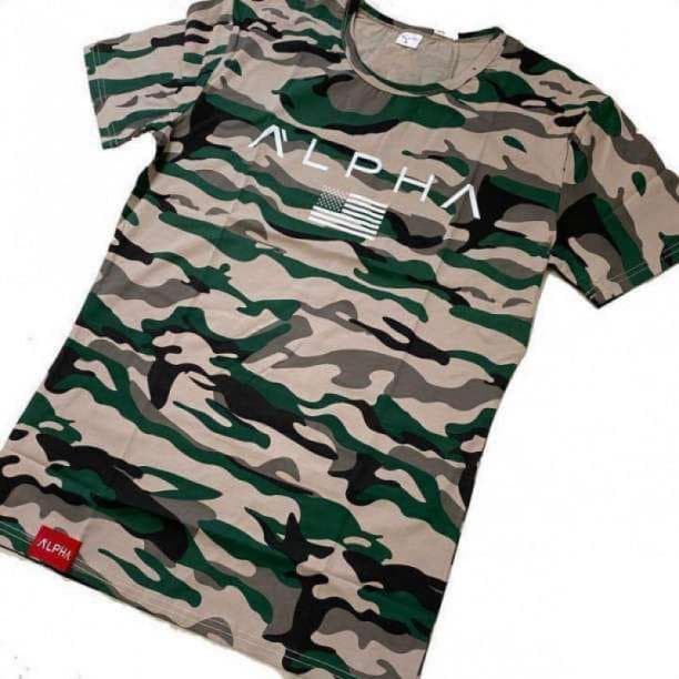 Tシャツ×スウェットジョガーパンツ　セットアップジムウェアXL迷彩×グレー未使用