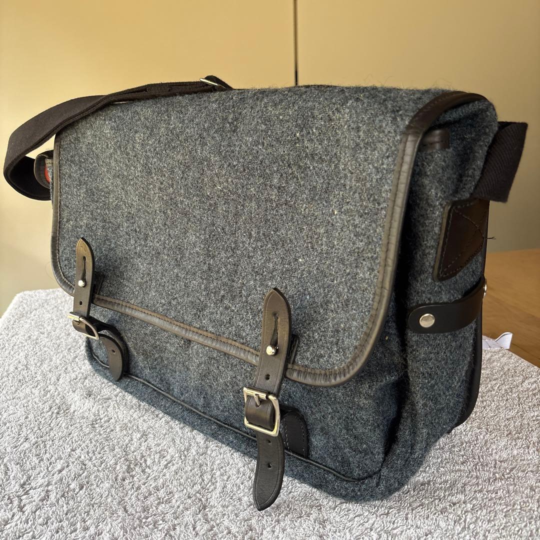 BROMPTON JOHN CHAPMAN ツイード フロントバッグ