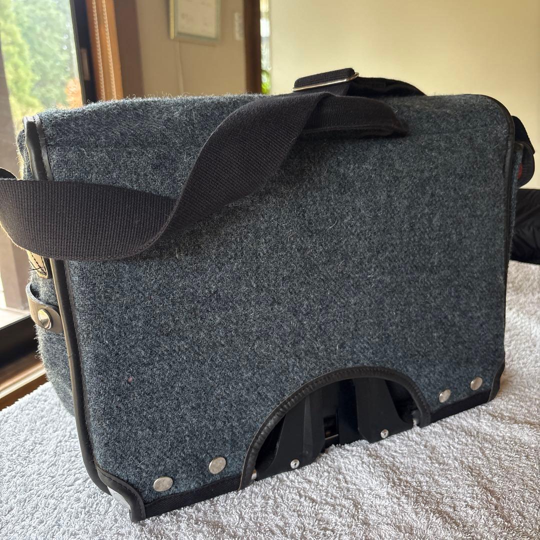 BROMPTON JOHN CHAPMAN ツイード フロントバッグ