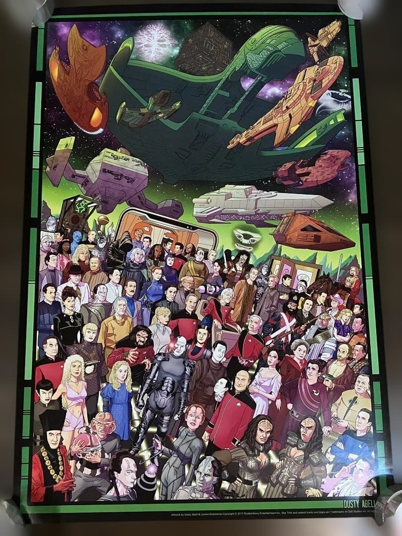 新スタートレック 30周年記念ポスターセット(3枚組)シリアルナンバー900