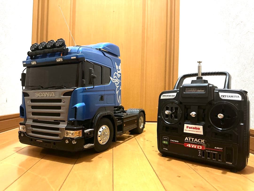 タミヤ　スカニア　フルオペ　タンクローリーセット