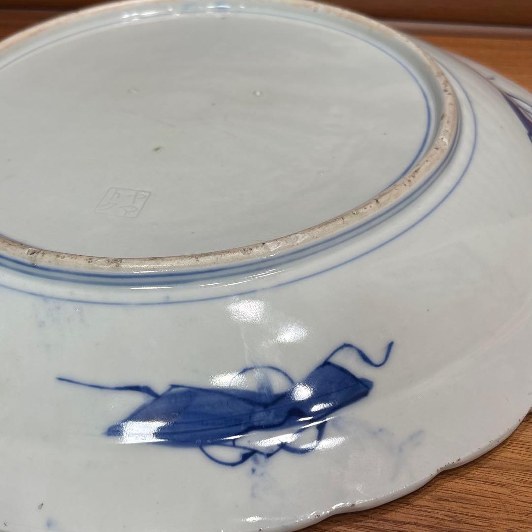 江戸時代◎古伊万里 赤絵　大皿　正月　御節　おもてなし