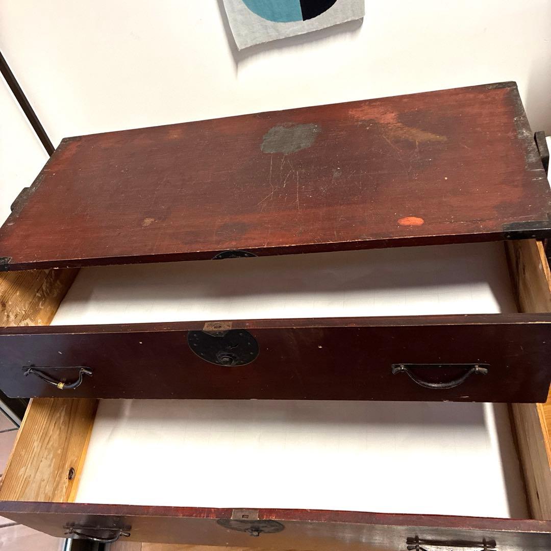 和ダンス　明治時代 和家具 アンティーク レトロ 時代箪笥 和箪笥