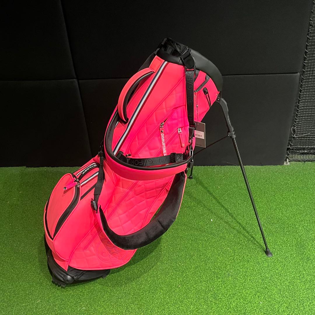 【訳アリ】VESSEL×G/FORE 別注ピンク キャディバッグ