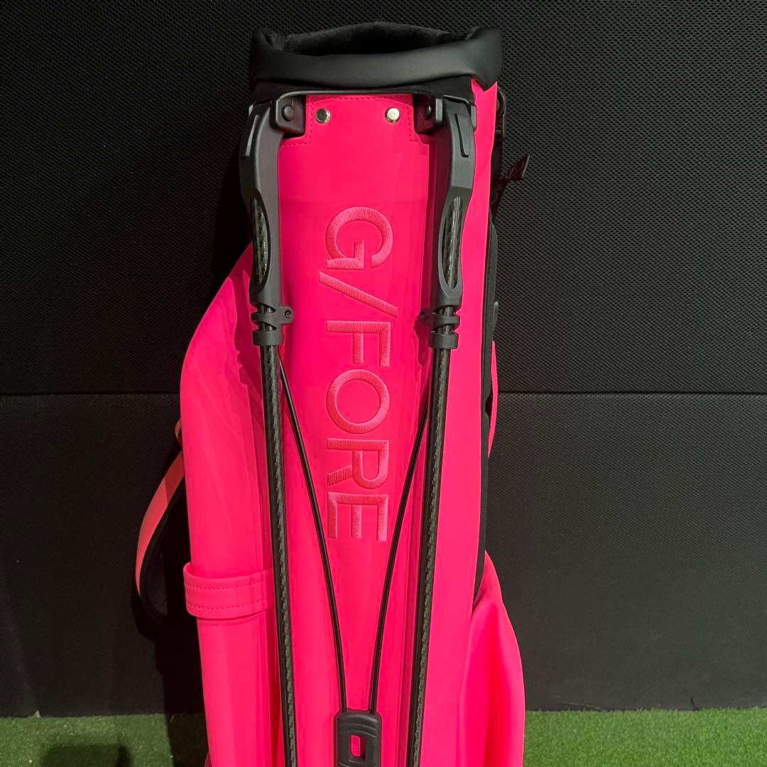 【訳アリ】VESSEL×G/FORE 別注ピンク キャディバッグ
