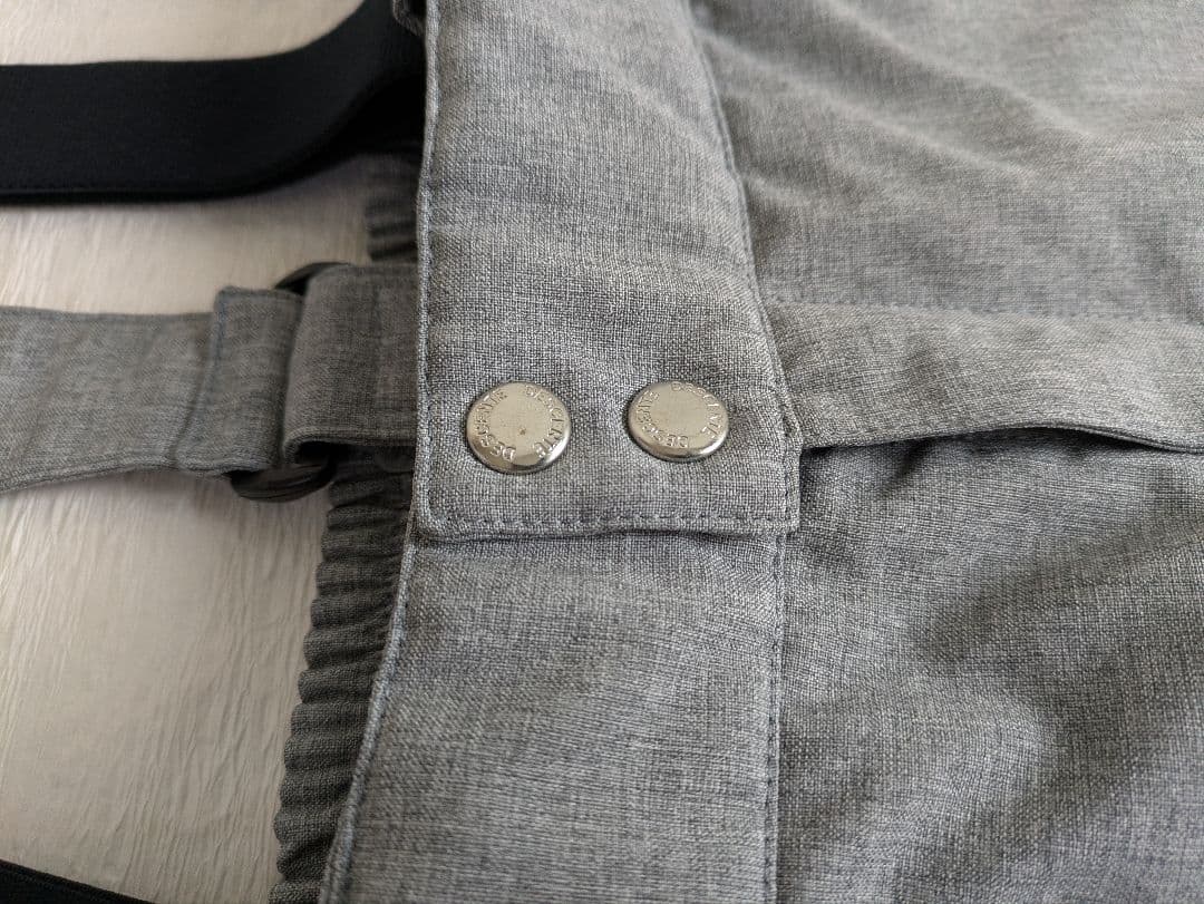 【美品】Descente スキーパンツ 女性用sizeＬ グレー