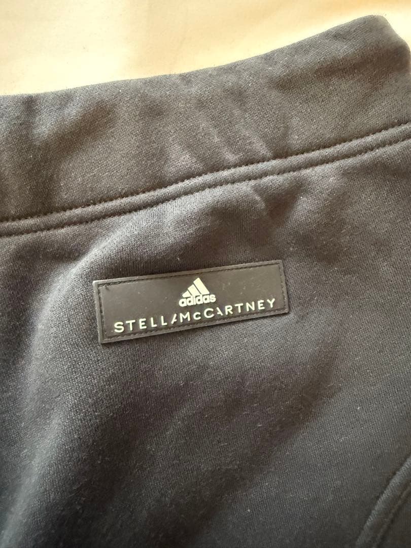 新品アディダス　ステラマッカートニー裏起毛 セットアップ 黒 パーカー＆パンツ