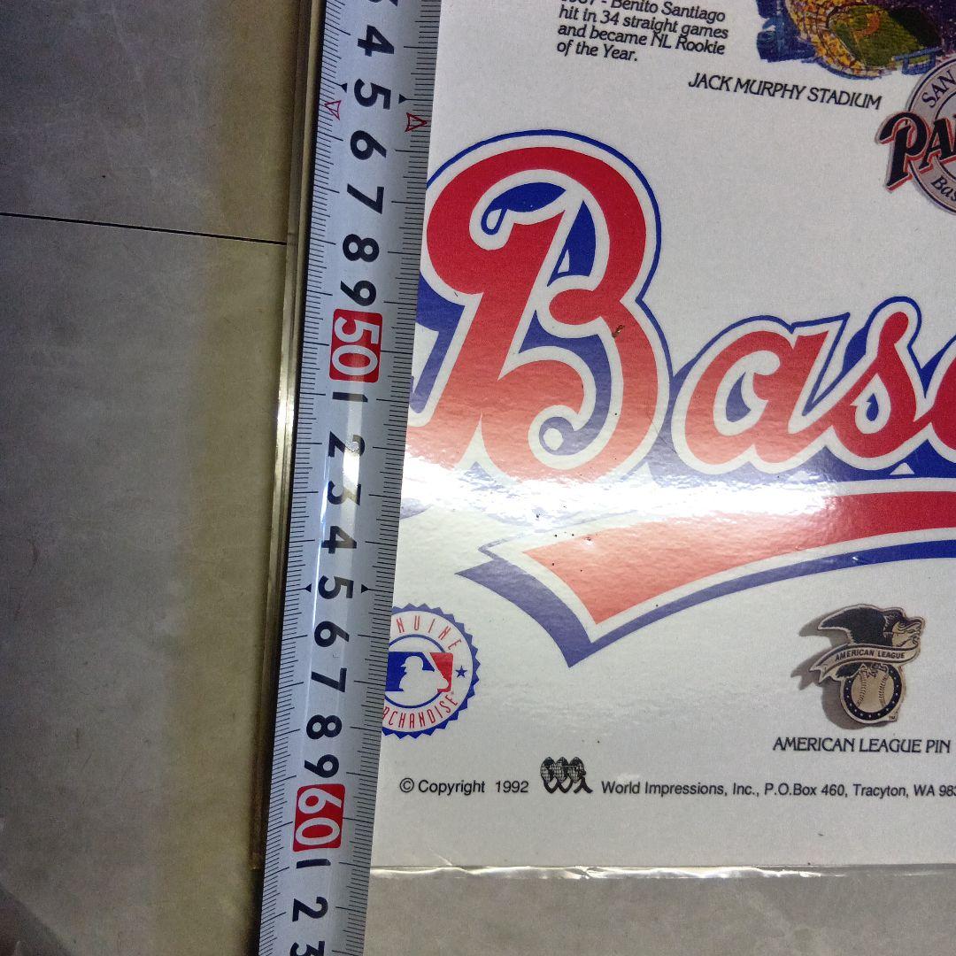 (173)Baseball Map Poster 1992年