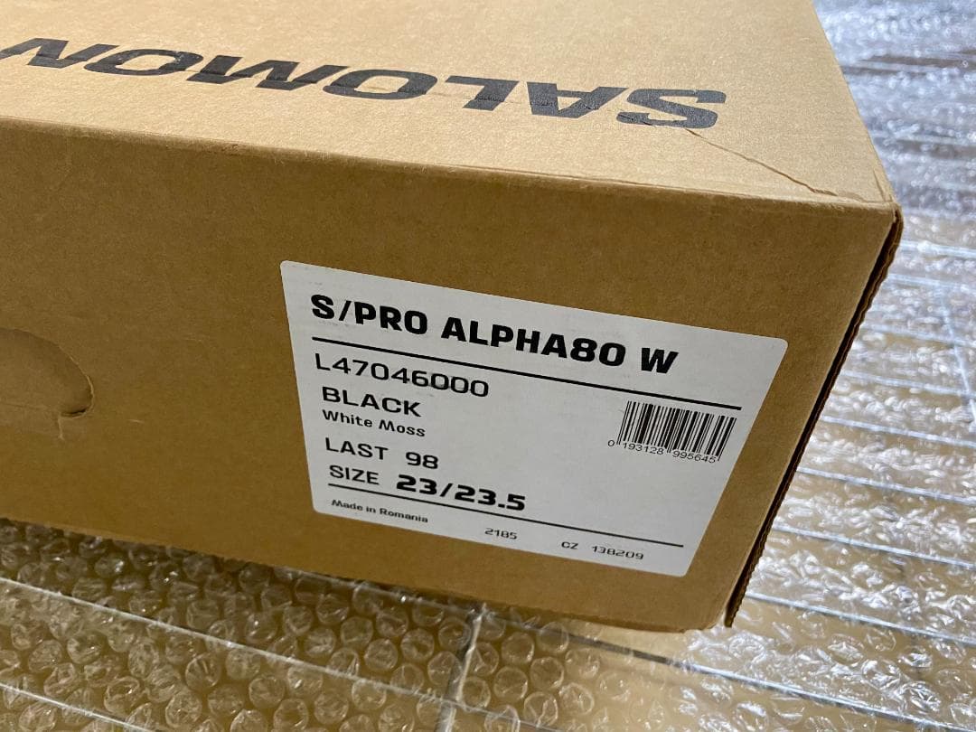 新品　SALOMON スキーブーツS/PRO ALPHA 80W　23.5/女性