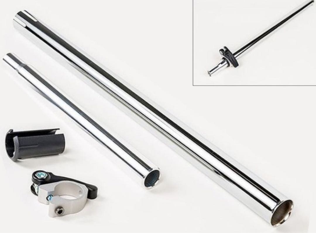 ブロンプトン用未開封テレスコピックシートポスト シルバー2017〜 QSPTA2