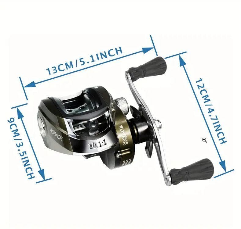 0731 世界第二位の高速巻き上げベイトリール!! ゴーストホーン グリーン