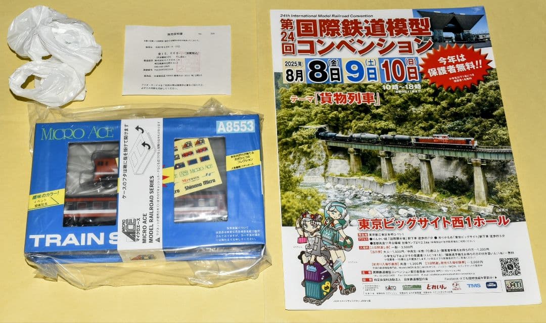 第24回国際鉄道模型 《A8553》 趣味のカラー (オレンジ色) 2両セット