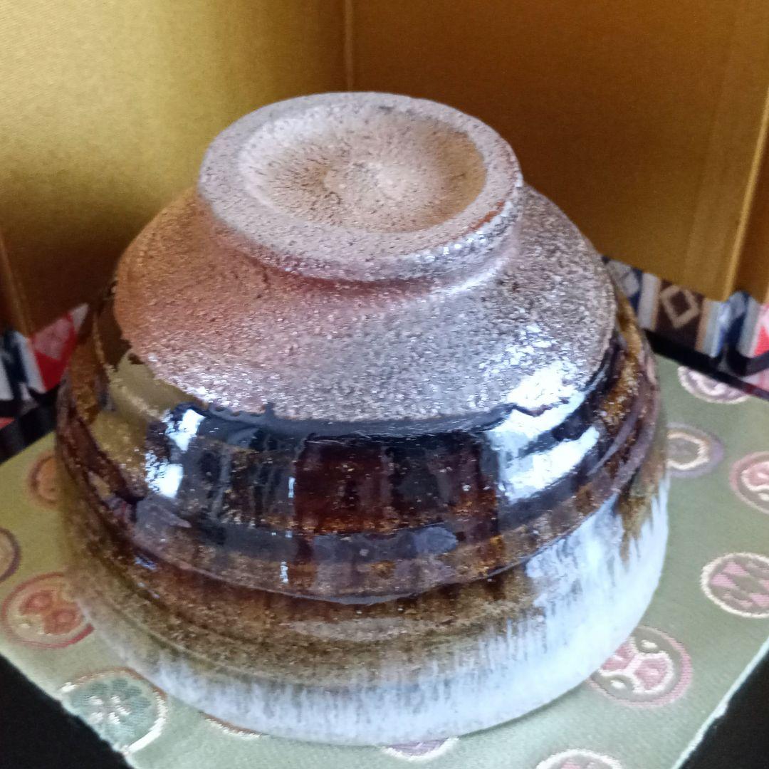 茶道具　唐津焼　茶碗　抹茶碗　帆柱窯　中嶋紀文造　共箱