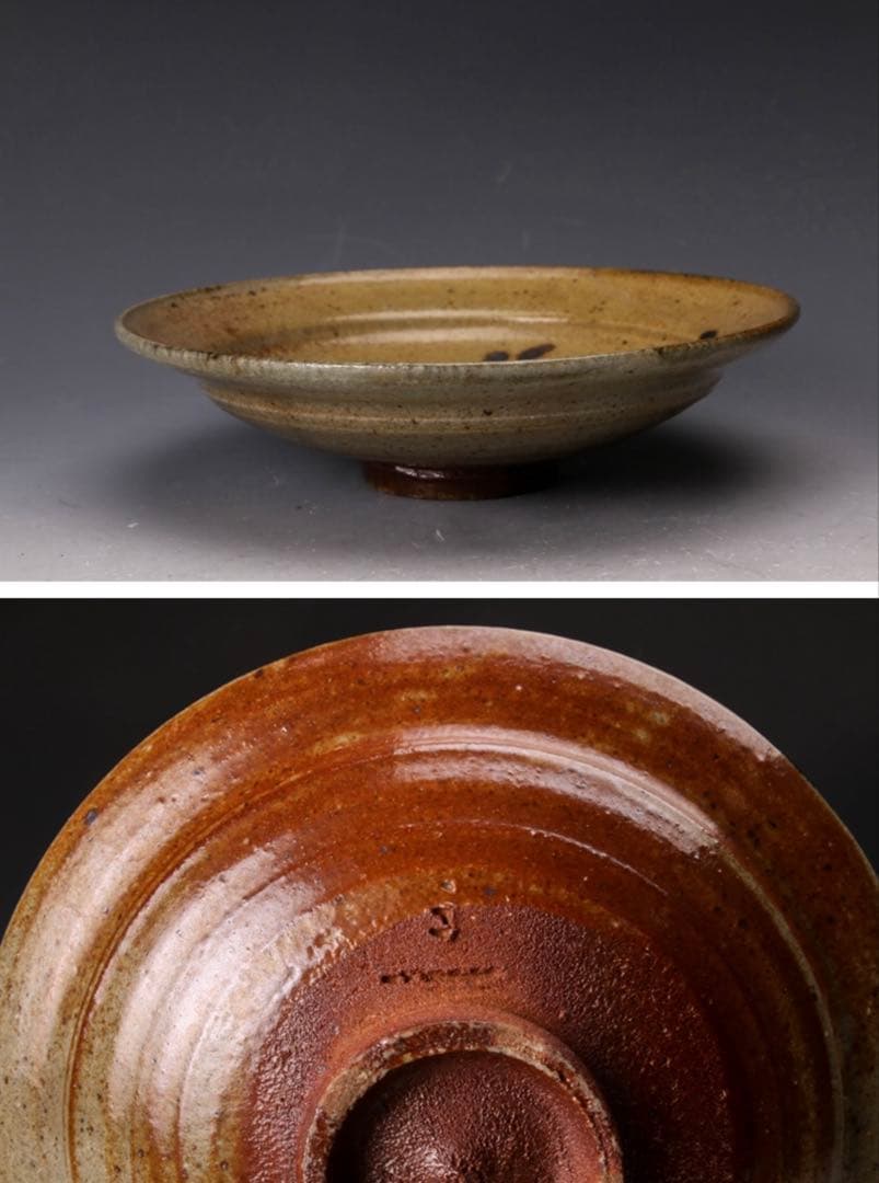 中里隆　唐津焼　絵唐津　6寸皿　5客セット　中里太亀　中里健太　中里重利　登り窯