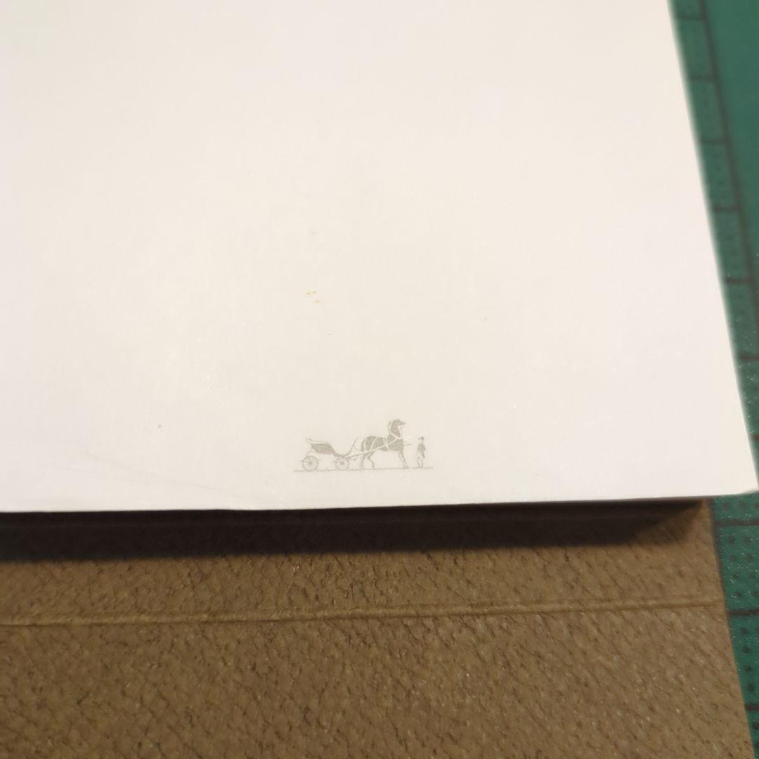 【未使用】エルメス　メモ帳　手帳　レザー　小物　ノート