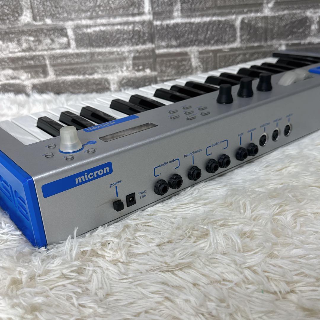 限定カラー！ALESIS MICRON アナログモデリングシンセサイザー ブルー