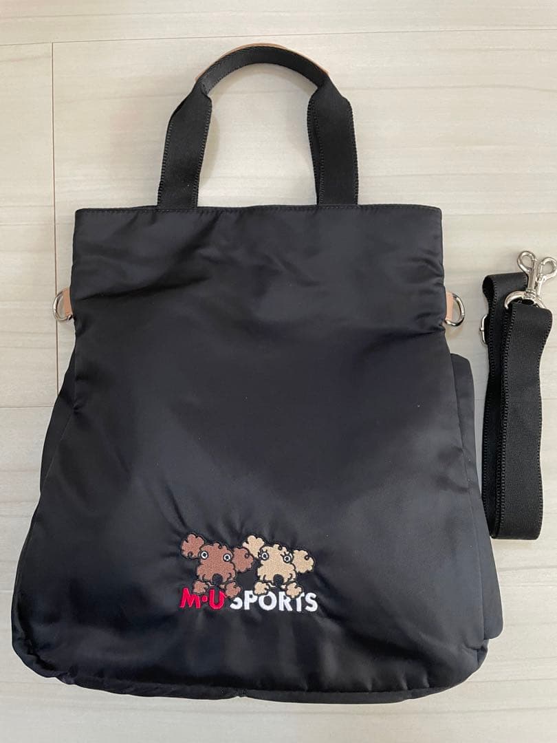 MU SPORT ミエコ ウエサコ スポーツ ショルダー付きバック 〈未使用〉★
