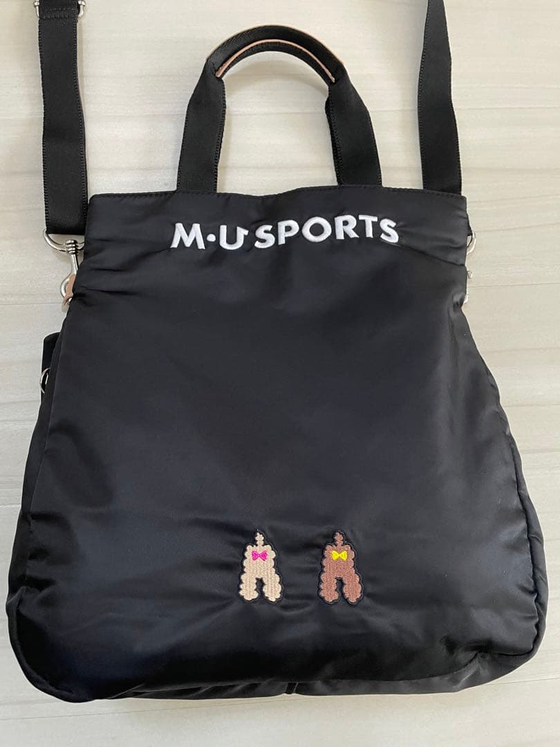 MU SPORT ミエコ ウエサコ スポーツ ショルダー付きバック 〈未使用〉★