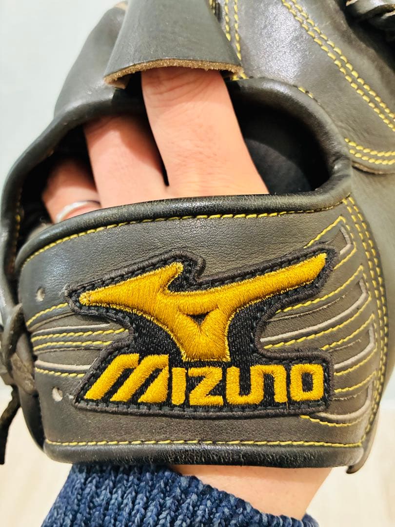 ミズノプロ MIZUNO Pro 最高級 極美品 硬式 投手用 旧ロゴ 廃盤レア