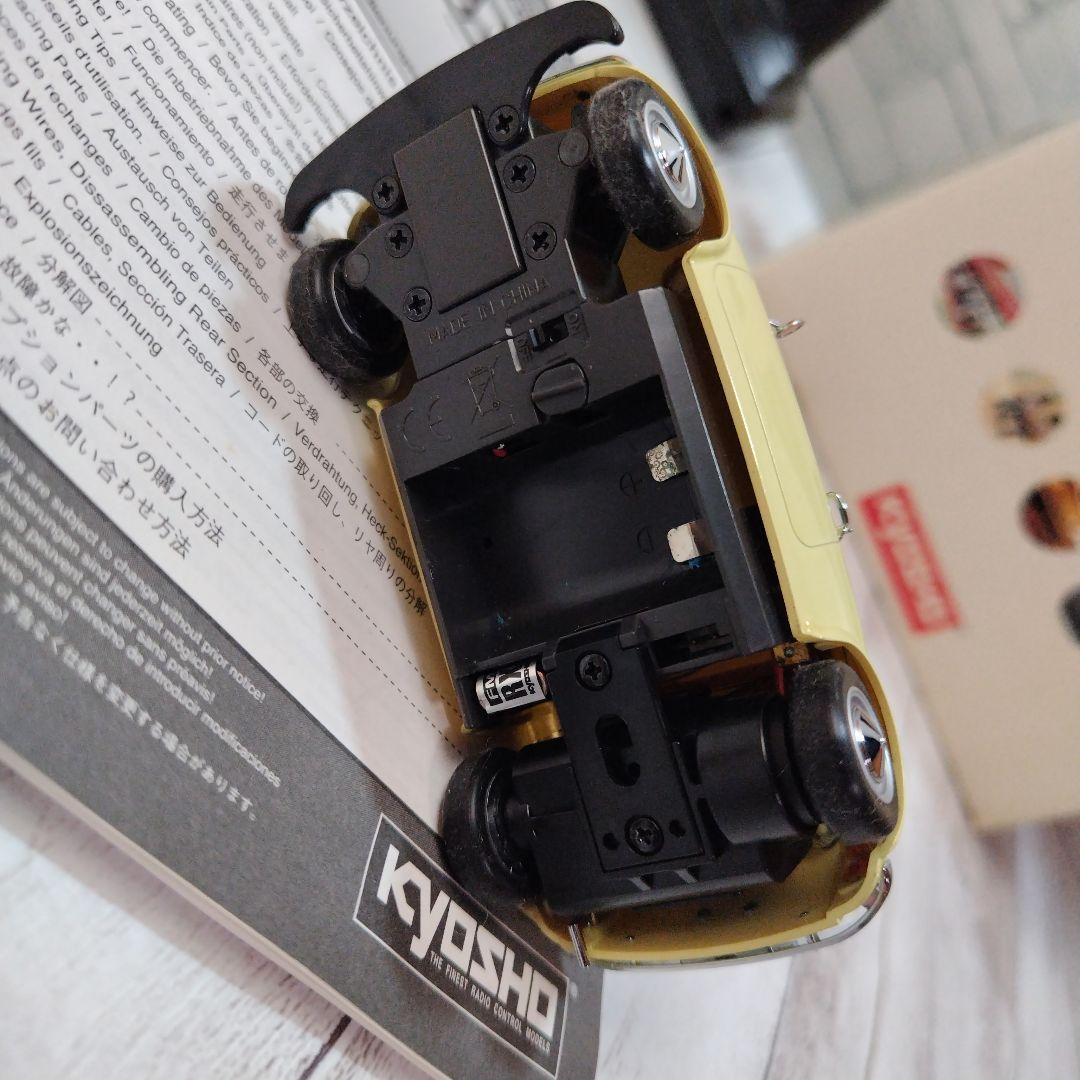 MINI-Z Lit フィアット500 ラジコンカー ミニカー京商 イエロー