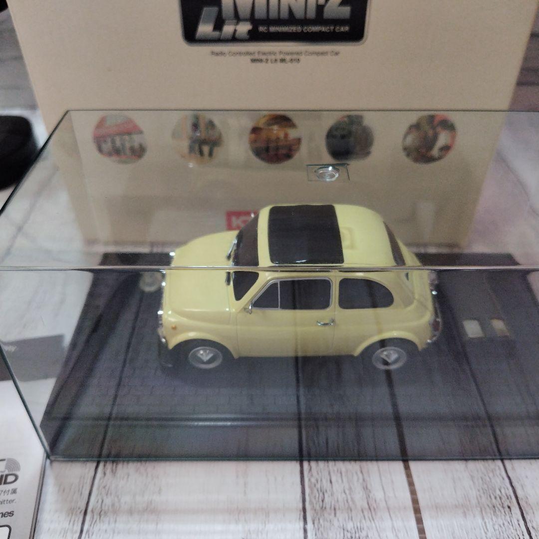 MINI-Z Lit フィアット500 ラジコンカー ミニカー京商 イエロー