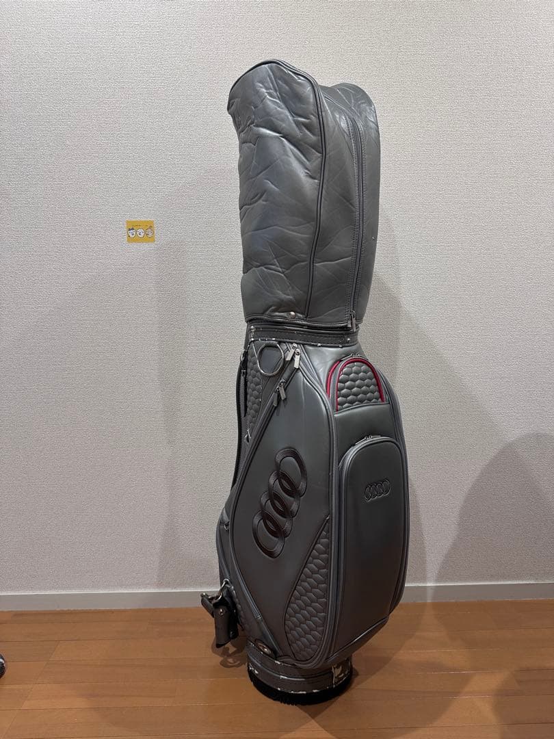 【限定モデル】Audi アウディ キャディバッグ グレー系 ゴルフバッグ