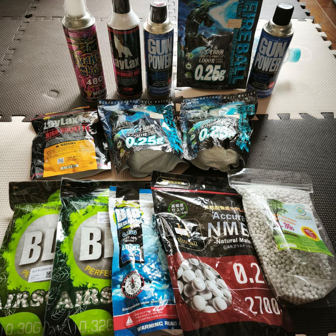 ヒ*。様 サバゲー引退セット bb弾 バイオbb弾 まとめ売り G&G 東京マル