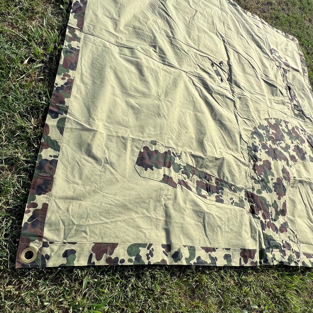 【美品】ルーマニア軍幕　希少アメーバカモ　デッドストック　②