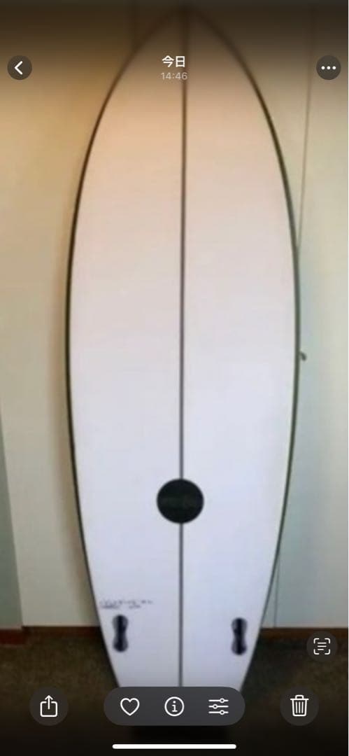 美品］JSサーフボードレッドバロン（PE） 5\"10